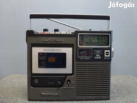 National Panasonic RF-5210 rádiós magnó