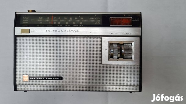 National Panasonic R-237J retró rádió