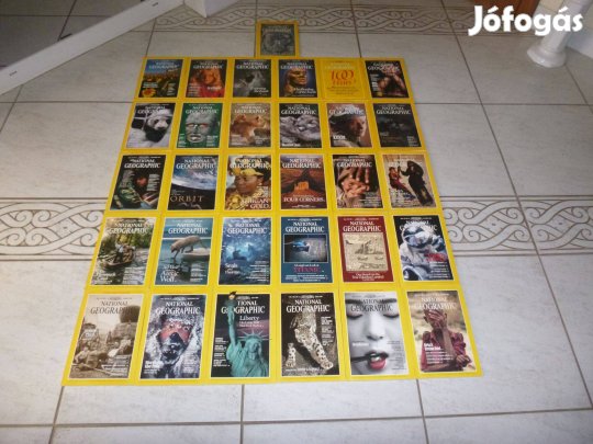 National geographic 31 példány angol kiadás