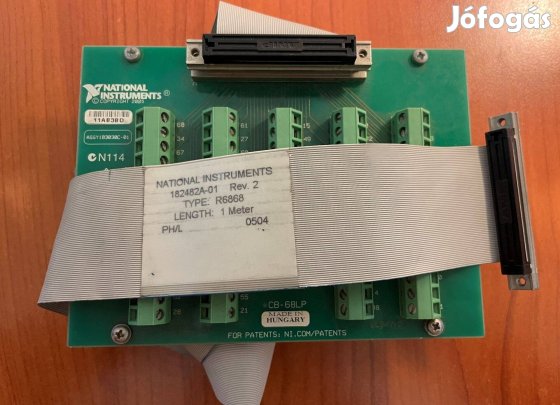 Natonal instruments csatoló kábel kifejtő terminállal