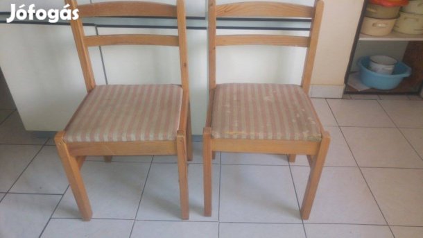 Natúr 2db masszív fenyő étkezőszék