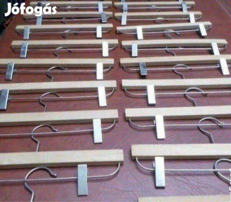 Natúr fa vállfa Új nadrágtartó