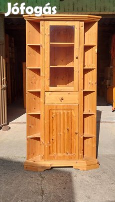 Natúr fenyő saroktálaló szekrény 150