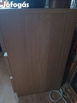 Natúr színű, három fiókos komód