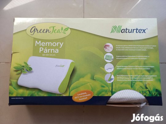 Naturtex Memory Green Tea memóriahabos párna