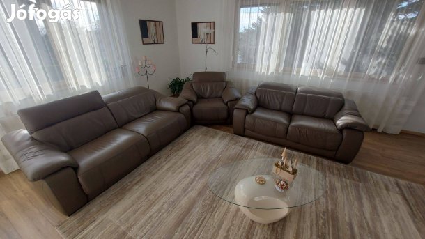 Natuzzi bőr ülőgarnitúra 3+2+1