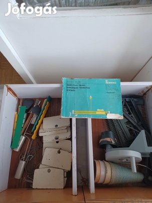 Naumann 5443/2 kéttűágyas kötőgép, tartozékokkal eladó 25.000K eladó