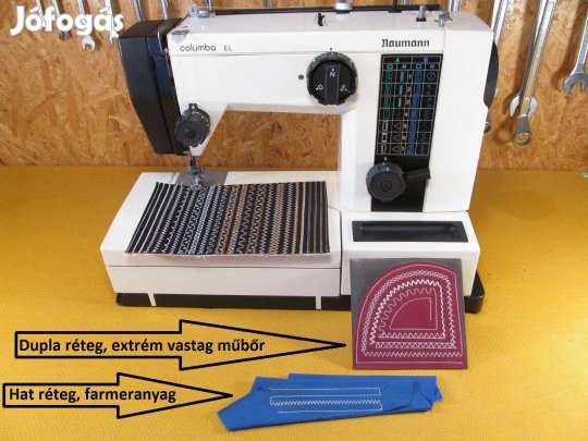 Naumann Columba overlockos varrógép 10 év garanciával