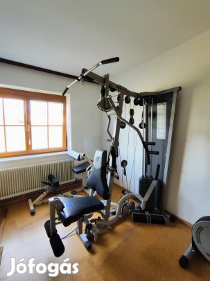 Nautilus USA prémium multifunkciós kondigép edzőgép +has-mélyhát gép