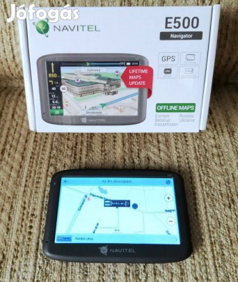 Navitel Navigator E500 GPS, élettartami Európa térképfrissítéssel
