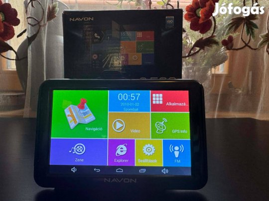 Navon A500 GPS android 5 autós navigáció igo Európa térképpel