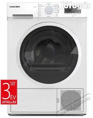 Navon TD 8 AA hőszívattyús szárítógép, 8kg, A++ energiaosztály