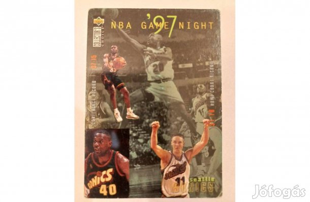 Nba game night 97 card sonic seattle kosaras kártya