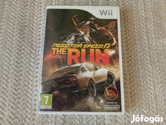 Need for Speed The Run eredeti Nintendo Wii játék
