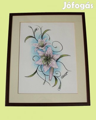 Négy Különböző Technikával Készült Grafika