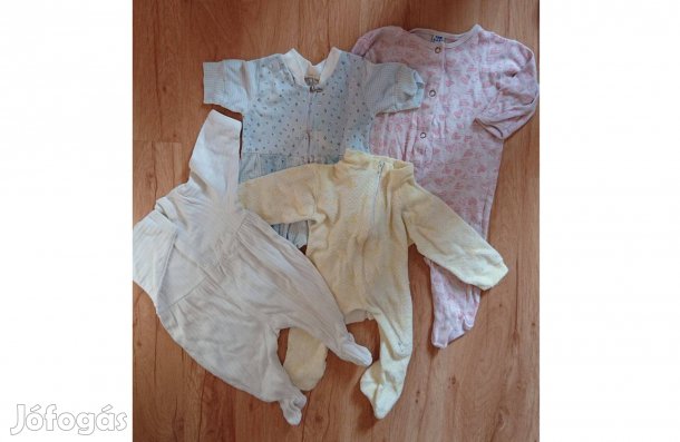 Négy darab kislány rugdalózó - 62-68-as méret