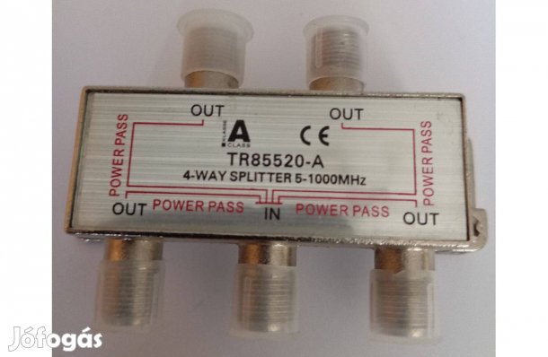 Négy utas elosztó és két utas jelosztó együtt:1000Ft Bp. 3. ker