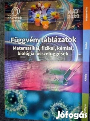 Négyjegyű függvénytáblázatok matematikai, fizikai, kémiai, biológiai