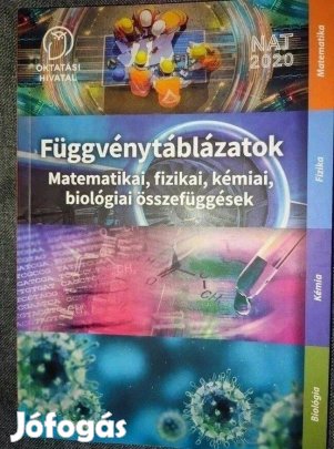 Négyjegyű függvénytáblázatok matematikai, fizikai, kémiai, biológiai