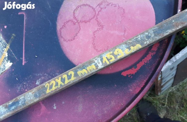 Négyzetvas 22x22 mm-es eladó !