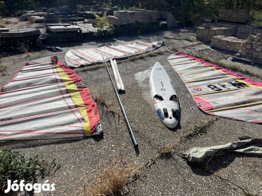 Neilpryde vitorlák, Bic race deszka, árboc eladó
