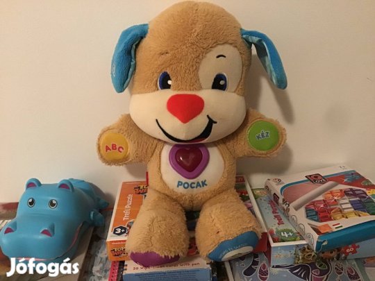 Nem postázom Fisher price tanuló kutyus interaktív plüss eladó