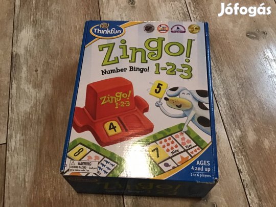Nem postázom zingo number bingo játék angol nyelvű eladó