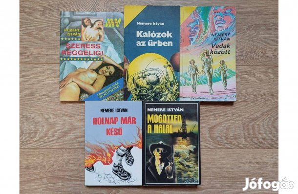Nemere István könyvcsomag, 5 db egyben