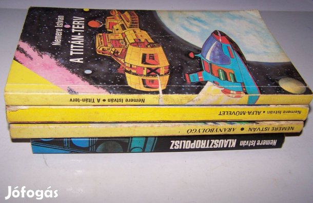 Nemere István regények (1983-1992 közöttiek, 14 db + 4 db ajándék)