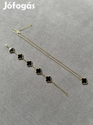 Nemesacél nyaklánc, karkötő szett