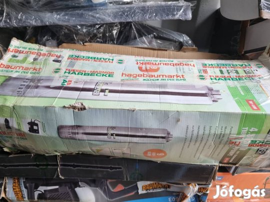 Nemesacél szerkezettel 900W-os használt csőszivattyú, alkatrésznek