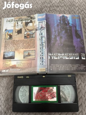 Nemesis 2 vhs nagytok scifi 