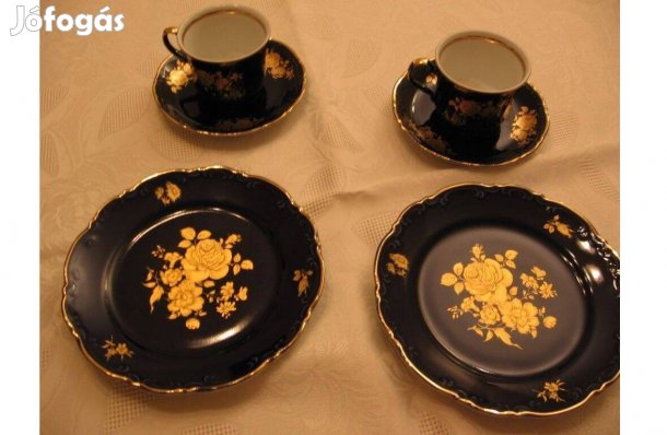 Német 2 terítékes teás-süteményes készlet