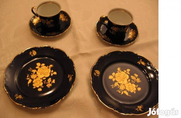 Német 2 terítékes teás-süteményes készlet