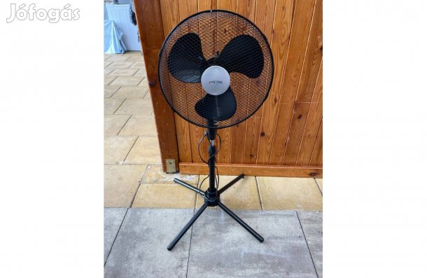 Német Álló Ventilátor 40 Cm 50 W 3 fokozat Fekete