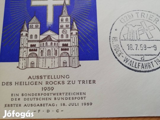 Német FDC 1959-es szép db