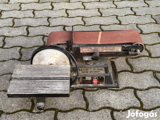 Német Interkrenn Szalagcsiszoló Tárcsás csiszoló gép