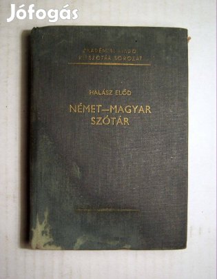 Német-Magyar Szótár (Halász Előd) 1983 (5kép+tartalom)