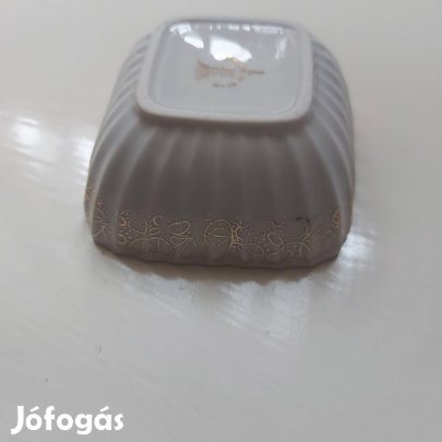 Német, PM jelzésű, számozott kis porcelán tál 