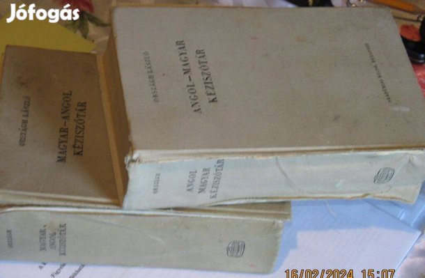 Német angol kéziszótárak