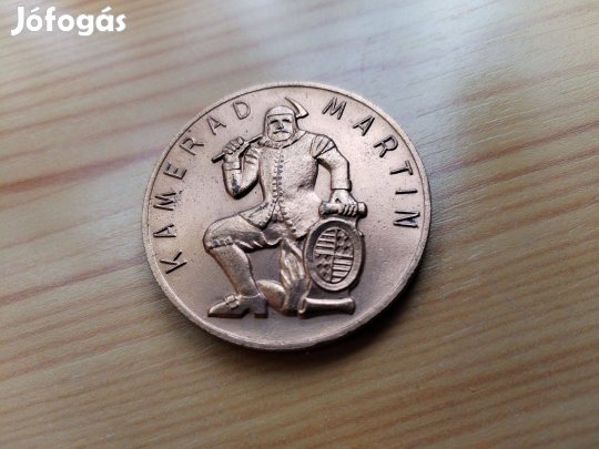 Német bányász érem "Kamerad Martin"