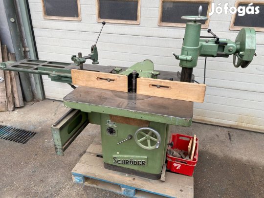 Német csapozókocsis marógép + leszabó körfűrész