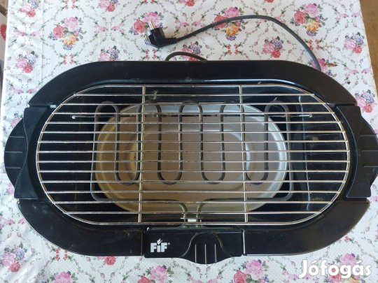 Német gyártmányú elektromos grillsütő újszerű, dobozában