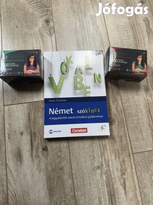 Német könyv, szókártyák