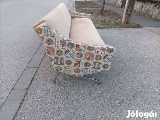 Német krómozott kanapé 1960