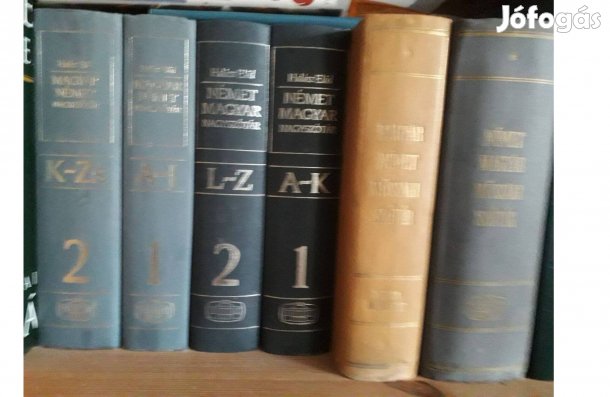 Német-magyar nagy szótárak és műszaki szótárak