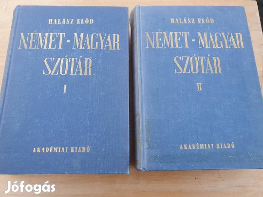 Német-magyar nagyszótár 1-2. +kéziszótár +Német nyelvkönyv