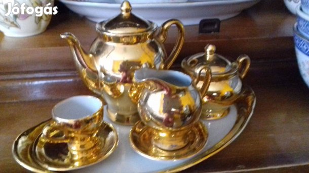 Német mini porcelán kávés készlet