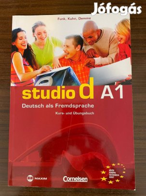 Német nyeltankönyv Studio D A1 alapfokú cd-vel, új