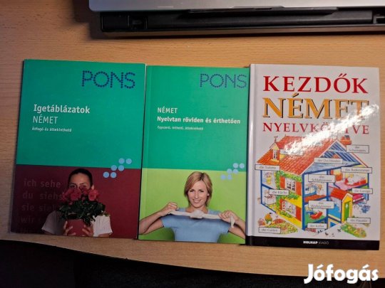 Német nyelvkönyv, 3db!!! Újszerű állapotban! Külön-külön is eladók!